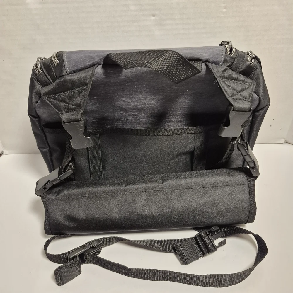 Goldbug‎ Diaper Bag Backpack Stroller Bag Gray Black Multi-Pocket Travel